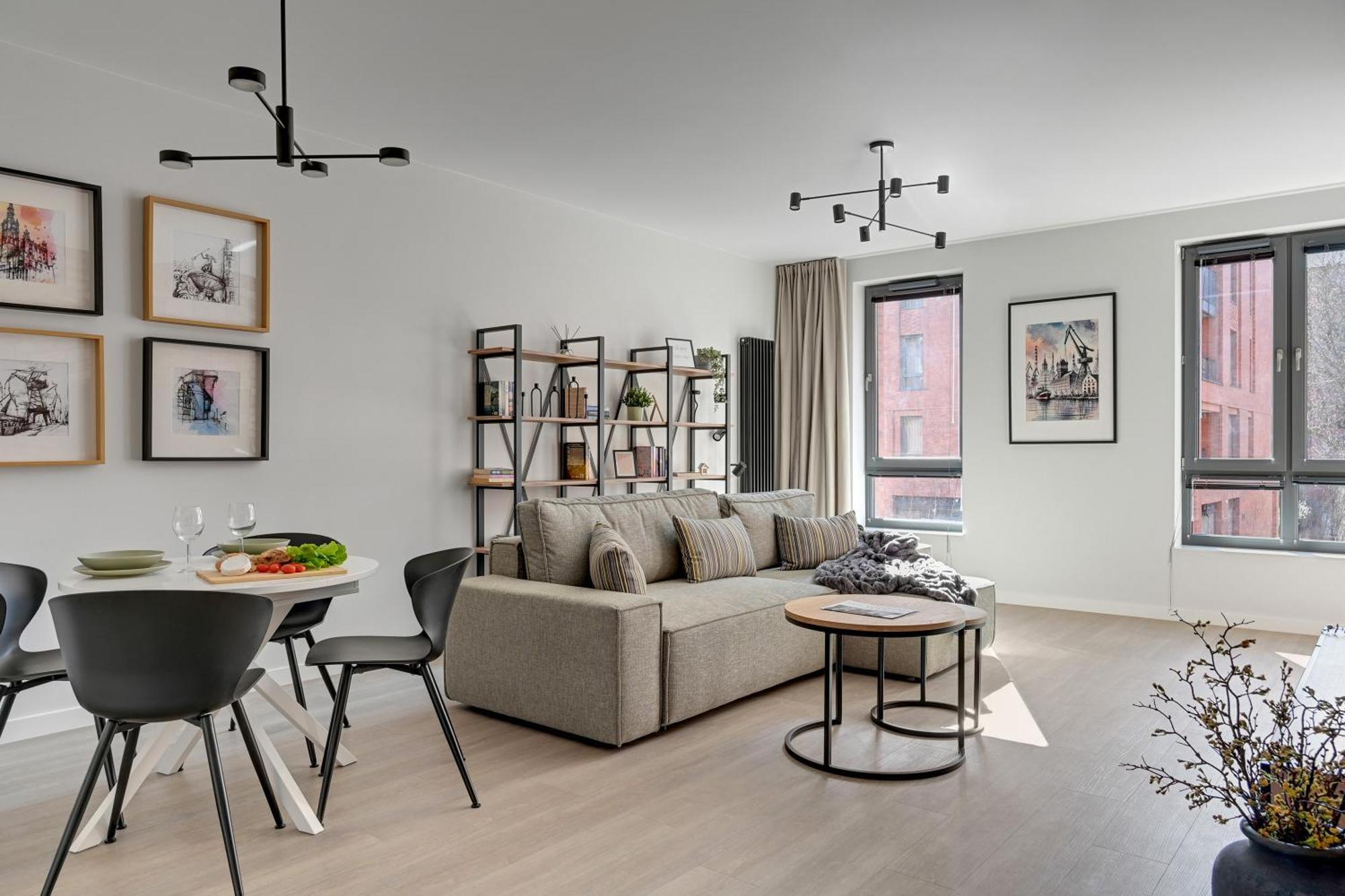 Scala 60H City Center Premium Apartments With Parking By Lion Apartments Gdańsk Eksteriør bilde