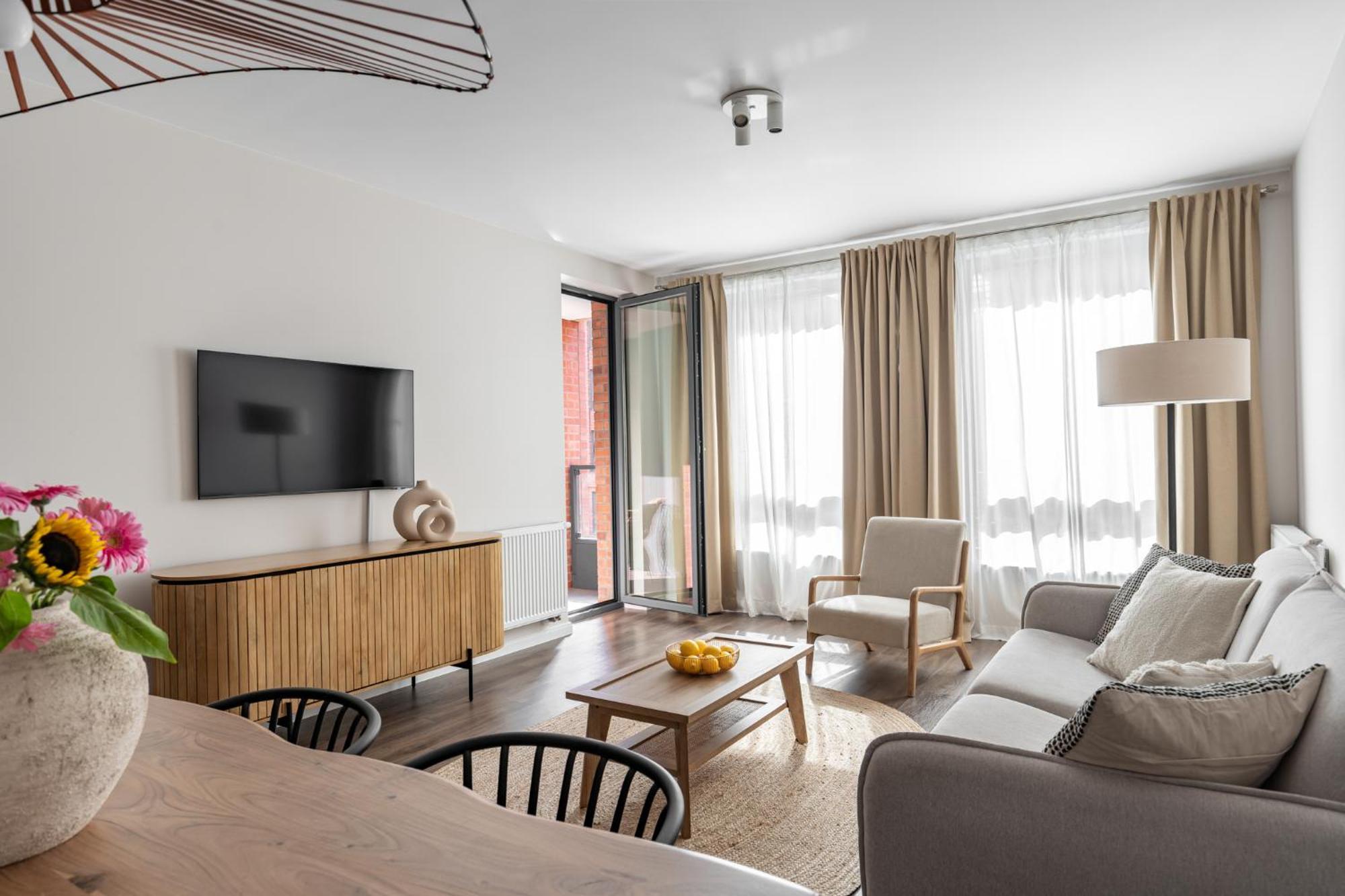 Scala 60H City Center Premium Apartments With Parking By Lion Apartments Gdańsk Eksteriør bilde