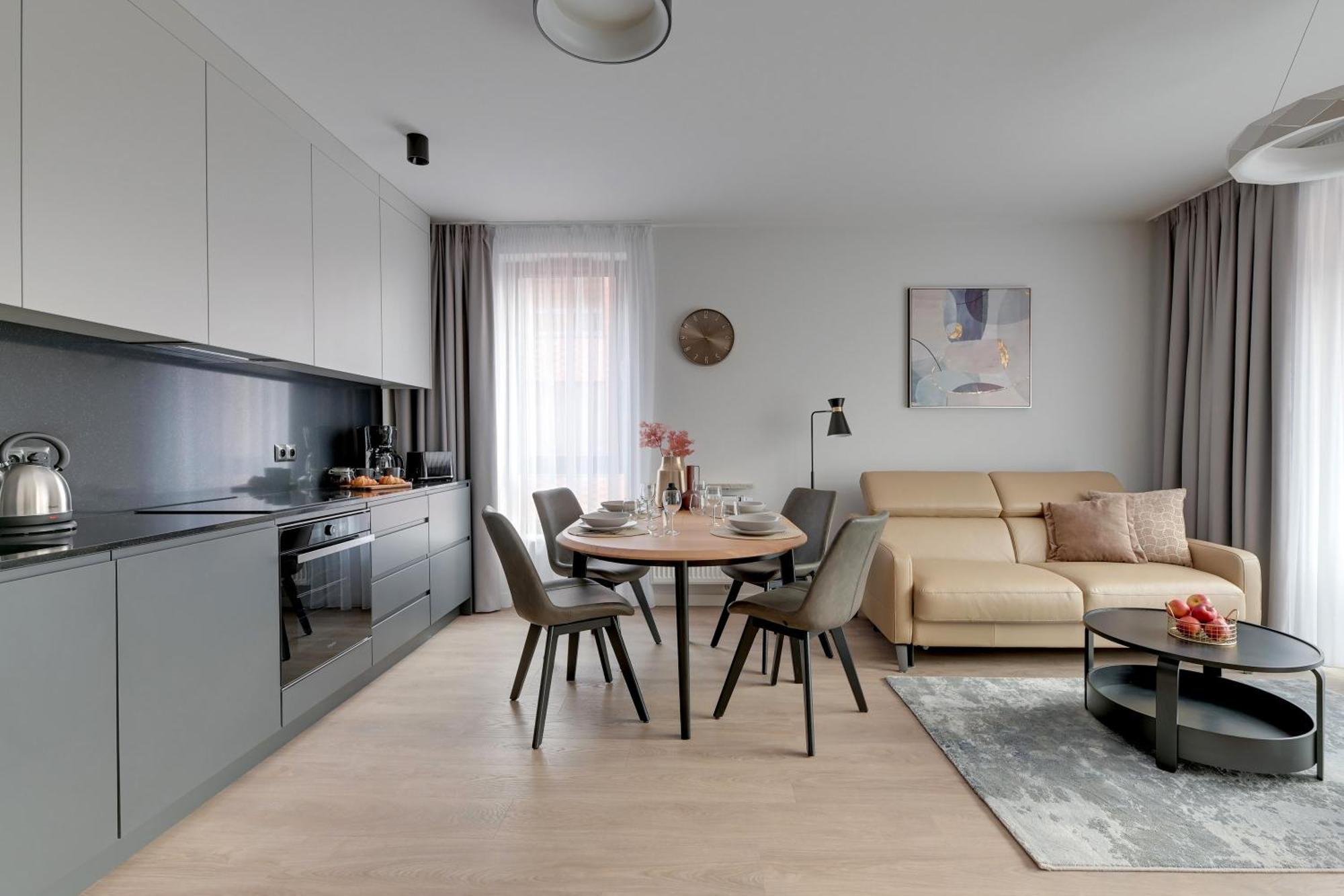 Scala 60H City Center Premium Apartments With Parking By Lion Apartments Gdańsk Eksteriør bilde
